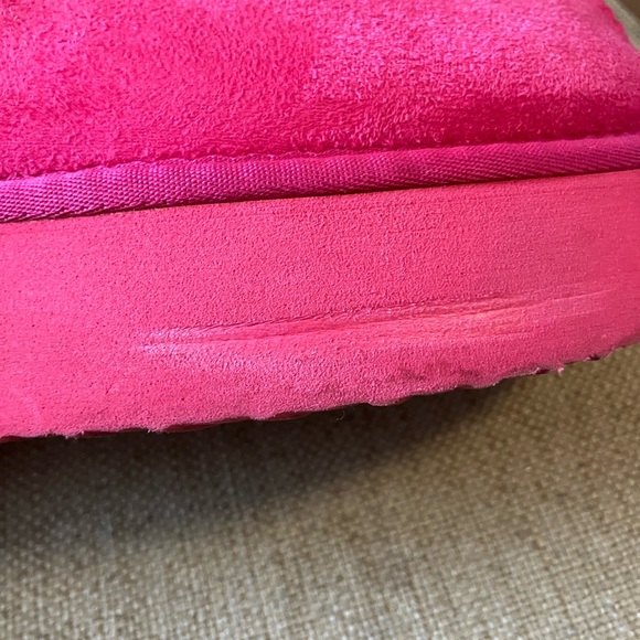 Pink fur platform slipper boots - Picture 5 of 8